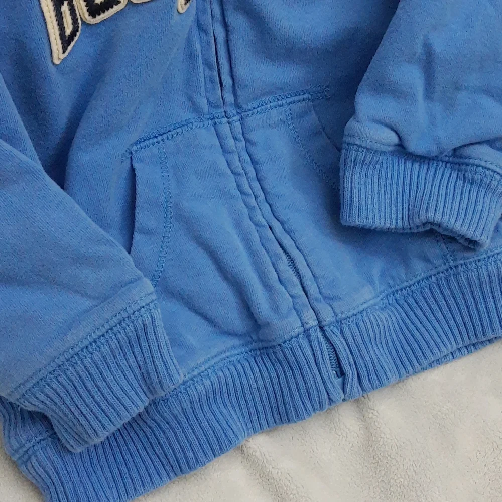 Baby Gap Logo Sherpa Lined Zippered Hoodie Jacket 6-12 mos